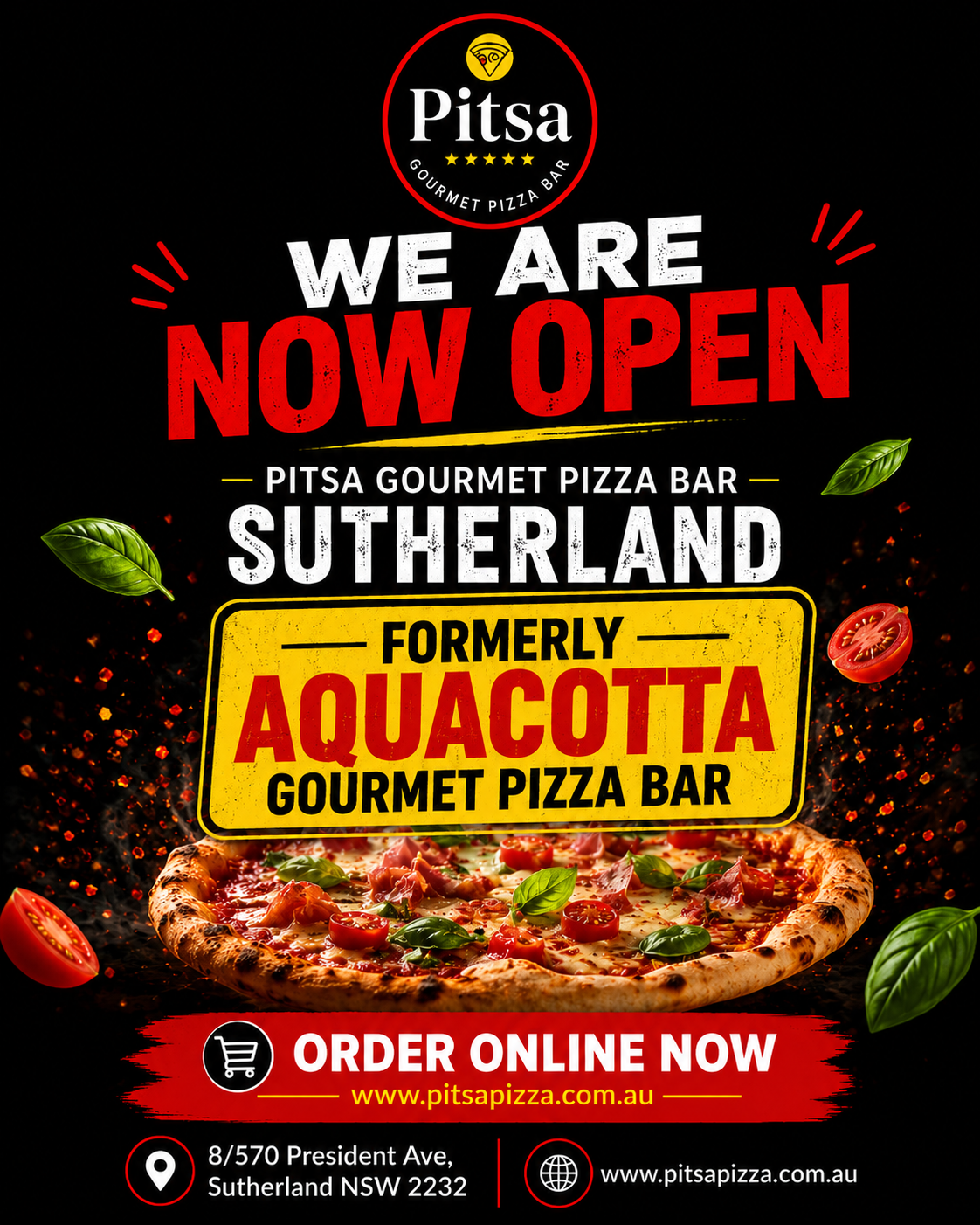 We are open Pitsa Pizza
